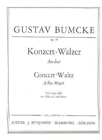 Konzertwalzer As-Dur op.48&nbsp;&nbsp;für Altsaxophon und Klavier&nbsp;&nbsp;