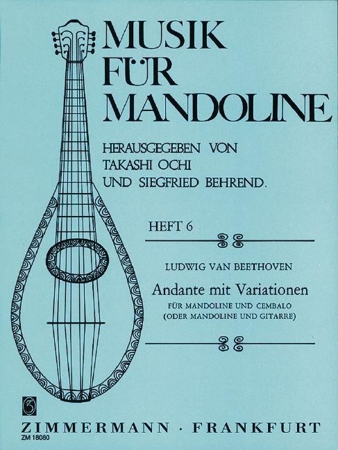 Andante mit Variationen&nbsp;&nbsp;für Mandoline und Cembalo&nbsp;&nbsp;