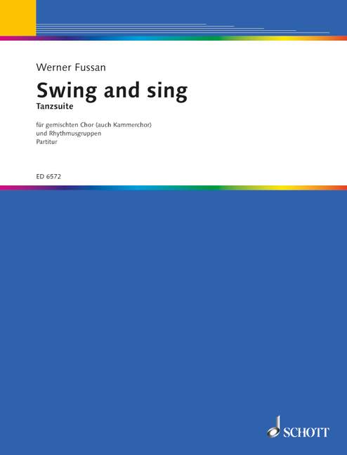 Swing and sing&nbsp;&nbsp;für gemischten Chor (SATB) mit Klavier und Rhythmusgruppe&nbsp;&nbsp;Partitur - (= Klavierstimme)