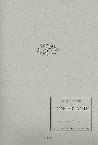 Sinfonia concertante Hob.I:105   für Oboe,&nbsp;&nbsp;Fagott, Violine, Violoncello und&nbsp;&nbsp;Orchester,     Partitur