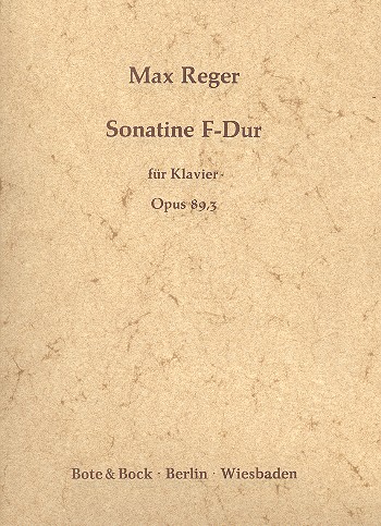 Sonatine F-Dur op.89,3&nbsp;&nbsp;für Klavier&nbsp;&nbsp;