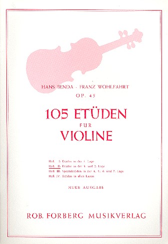 105 Etüden op.45 Band 2 (Nr.37-75)  für Violine  