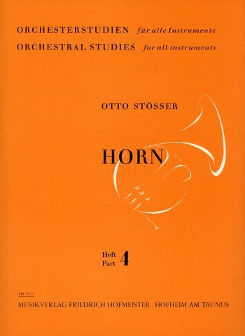 Orchesterstudien Band 4 -Wagner&nbsp;&nbsp;für Horn&nbsp;&nbsp;
