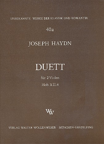 Duett Hob.XII:4&nbsp;&nbsp;für 2 Violen&nbsp;&nbsp;Stimmen