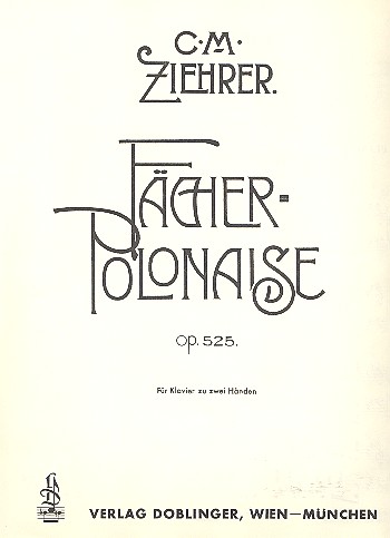 Fächerpolonaise op.525 aus 'Der Schatzmeister'  für Klavier  