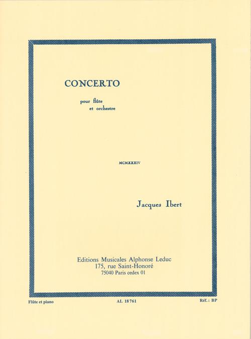Concerto pour flûte et orchestre  pour flûte et piano  