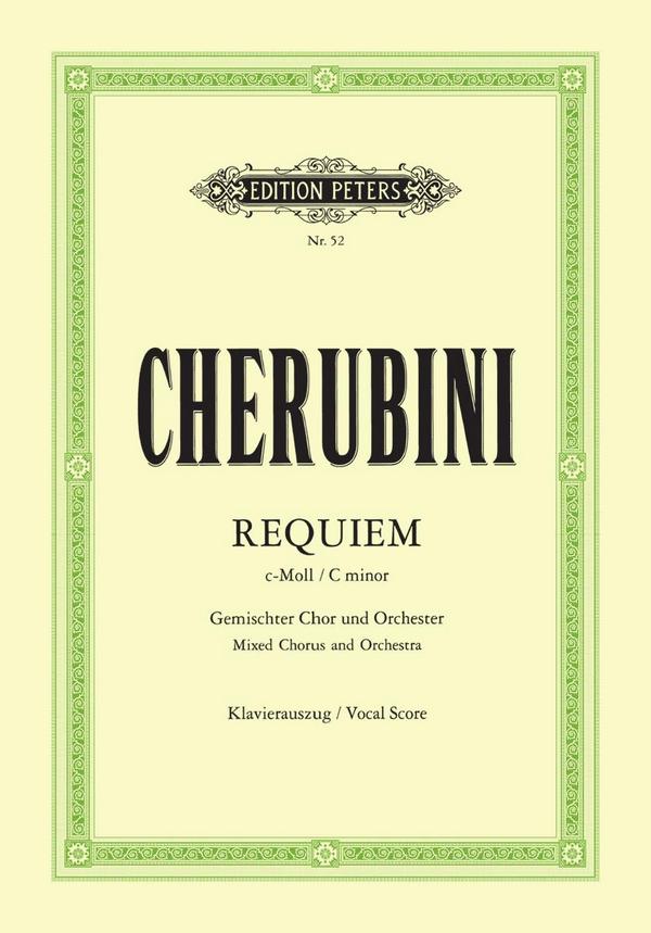 Requiem c-Moll  für Chor und Orchester  Klavierauszug