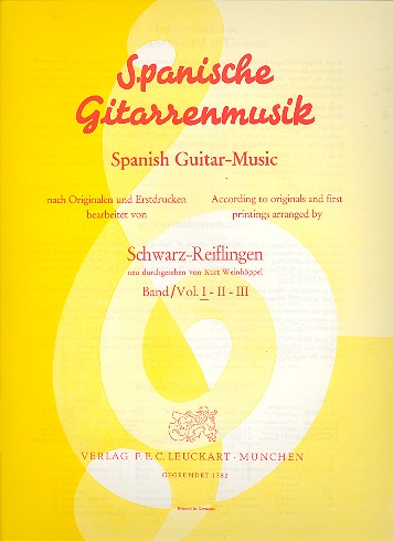 Spanische Gitarrenmusik Band 1    