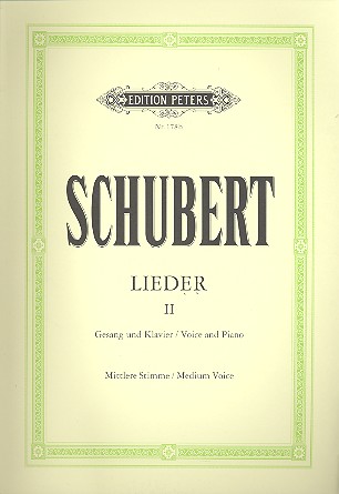 Lieder Band 2&nbsp;&nbsp;für Gesang (mittel) und Klavier&nbsp;&nbsp;