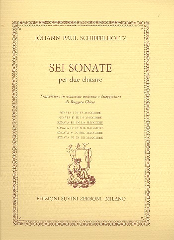 Sonata no.3 la maggiore  per 2 chitarre  partitura