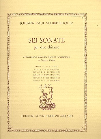 Sonata no.4 sol maggiore  per 2 chitarre  partitura