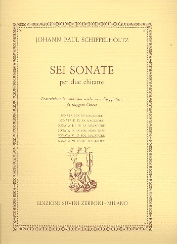 Sonata no.5 sol maggiore  per 2 chitarre  partitura
