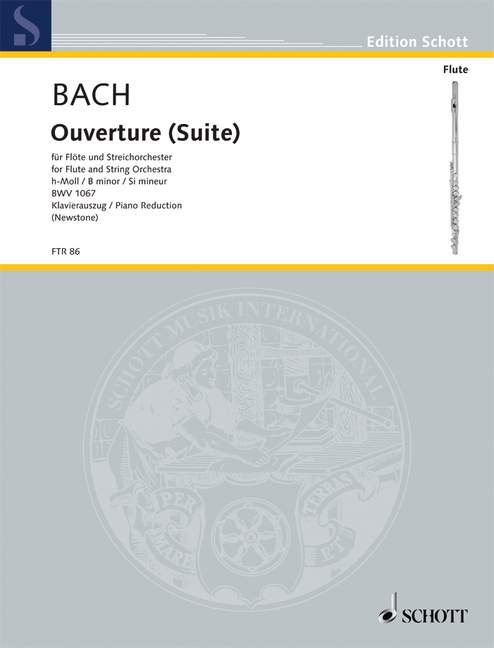 Suite h-Moll BWV1067&nbsp;&nbsp;für Flöte und Klavier&nbsp;&nbsp;