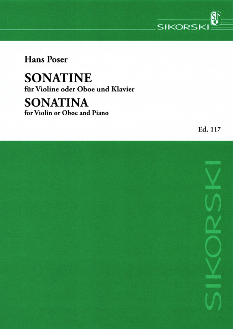 Sonatine&nbsp;&nbsp;für Violine (ob) und Klavier&nbsp;&nbsp;