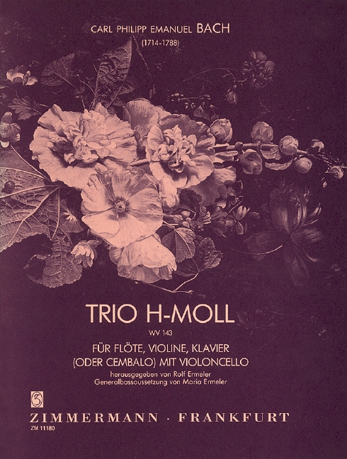 Trio h-Moll  für Flöte, Violine und Klavier  Partitur und Stimmen