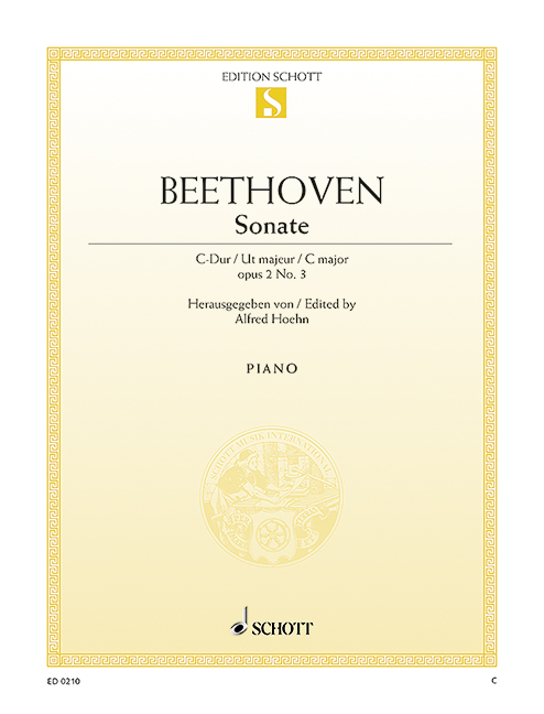 Sonate C-Dur op. 2/3&nbsp;&nbsp;für Klavier&nbsp;&nbsp;