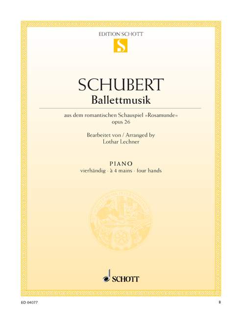Ballettmusik Nr. 2 G-Dur op. 26 D 797/2  für Klavier 4-händig  