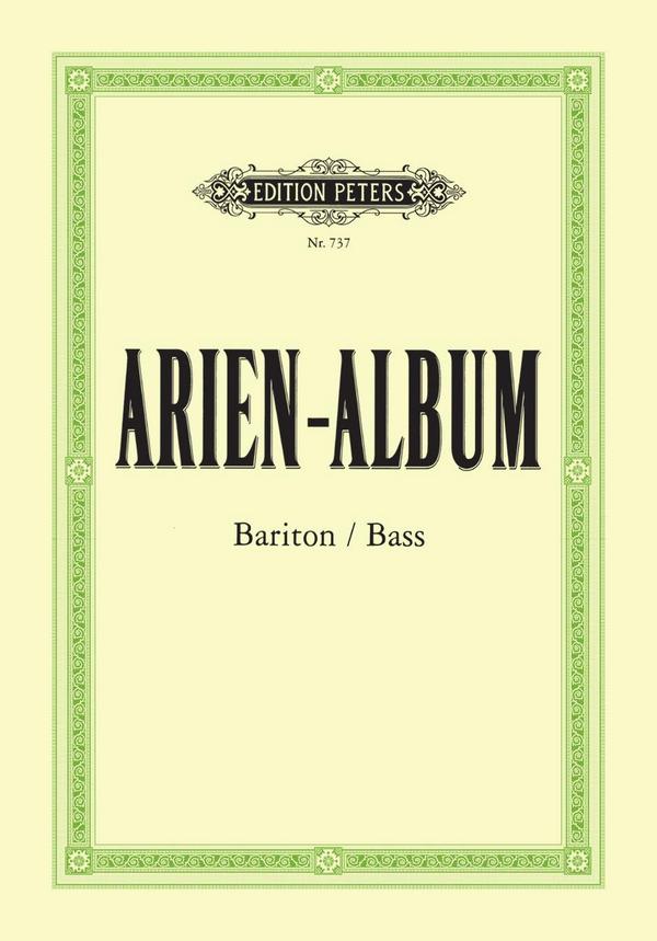 Arienalbum&nbsp;&nbsp;für Bariton (Bass) und Klavier&nbsp;&nbsp;