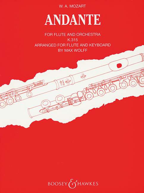 Andante C-Dur KV 315&nbsp;&nbsp;für Flöte und Klavier&nbsp;&nbsp;