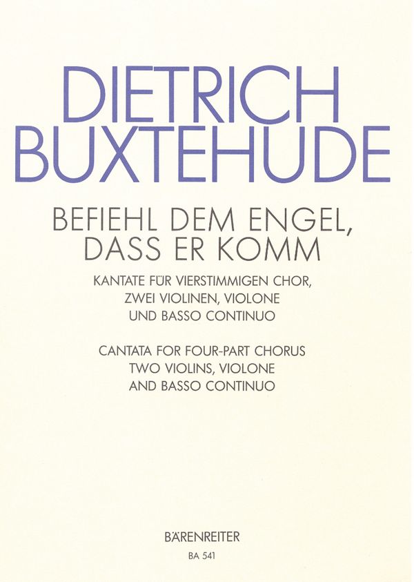 Befiehl dem Engel dass er komm&nbsp;&nbsp;für gem Chor und Streicher&nbsp;&nbsp;Partitur und 3 Stimmen