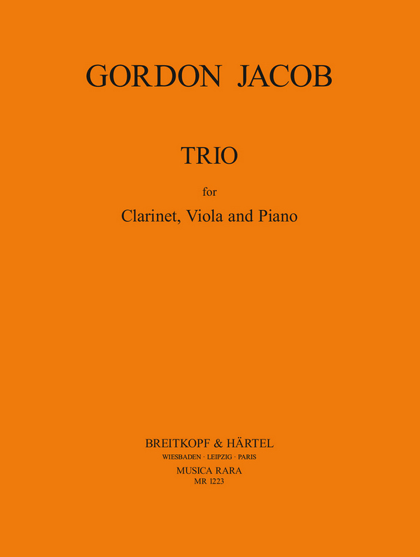 Trio&nbsp;&nbsp;for clarinet, viola and piano&nbsp;&nbsp;