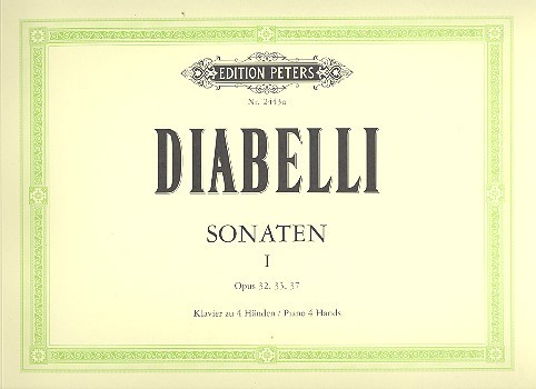 Sonaten op.32, op.33 und op.37  für Klavier  