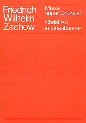 Missa Brevis über den Choral  Christ lag in Todesbanden für gem Chor und  Generalbass, Partitur