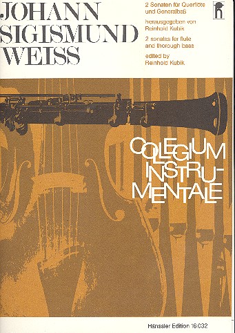 2 Sonaten für Flöte und Bc  Klavierauszug  und 2 Stimmen  