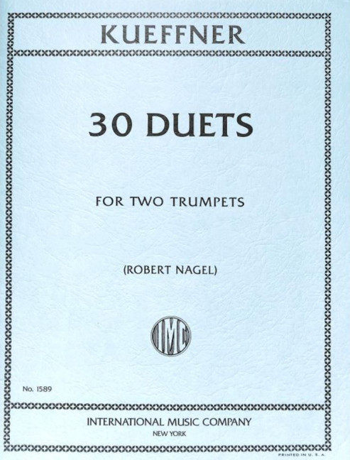 30 Duets  for 2 trumpets  