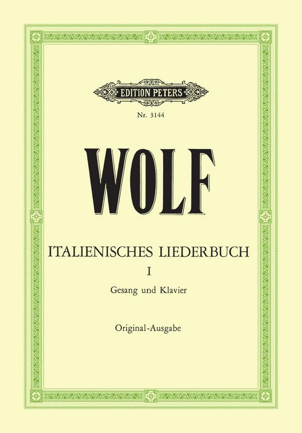 Italienisches Liederbuch Band 1&nbsp;&nbsp;für Singstimme und Klavier (dt/en)&nbsp;&nbsp;