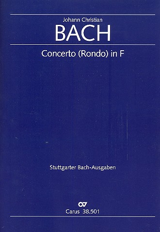 Konzert F-Dur  für Orgel manualiter und Streicher  Partitur