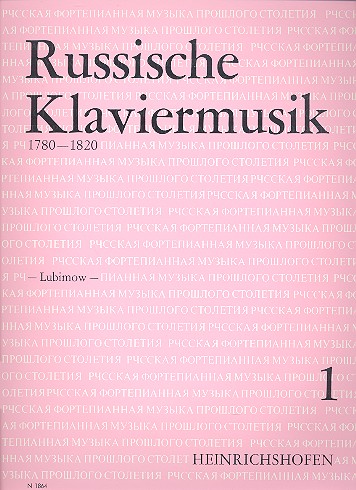 Russische Klaviermusik 1780-1820 Heft 1&nbsp;&nbsp;&nbsp;&nbsp;