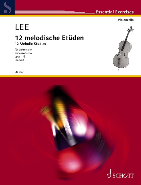 12 melodische Etüden op.113  für Violoncello  