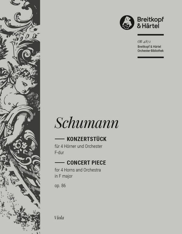 Konzertstück op.86&nbsp;&nbsp;für 4 Hörner und Orchester&nbsp;&nbsp;Viola