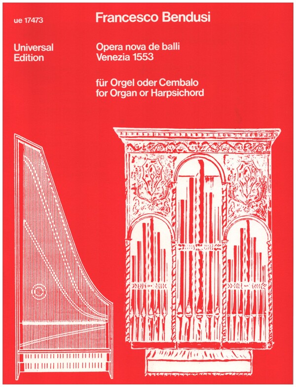 Opera nova de balli&nbsp;&nbsp;für Orgel oder Cembalo&nbsp;&nbsp;