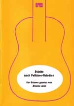 Stücke nach Folklore-Melodien  für Gitarre  