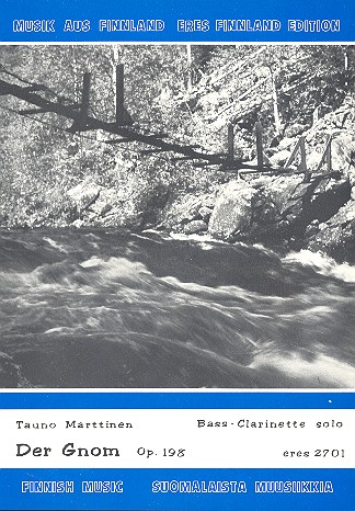 Der Gnom op.168  für Bassklarinette  