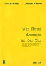 WER LAEUTET DRAUSSEN AN DER TUER&nbsp;&nbsp;FUER GEMISCHTEN CHOR UND GITARRE&nbsp;&nbsp;PARTITUR