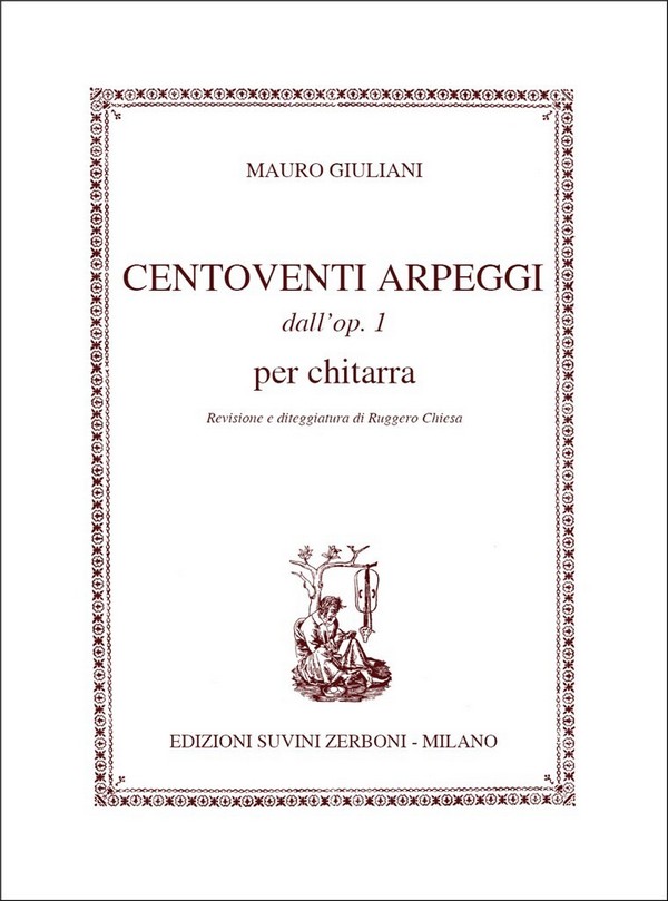 120 arpeggi dall'op.1  per chitarra  