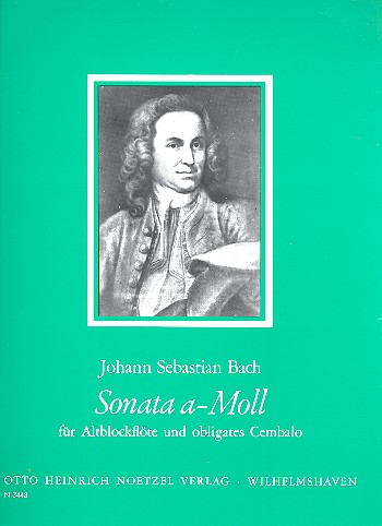 Johann Sebastian Bach - Sonate a-Moll für Altblockflöte