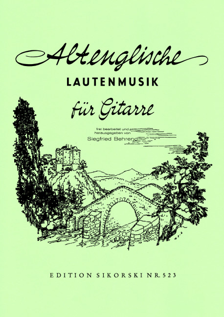 Altenglische Lautenmusik  für Gitarre  
