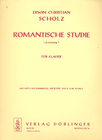 Romantische Studie&nbsp;&nbsp;für Klavier&nbsp;&nbsp;