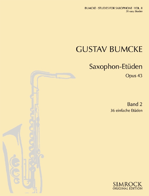 Etüden op.43 Band 2 &nbsp;&nbsp;für Saxophon&nbsp;&nbsp;