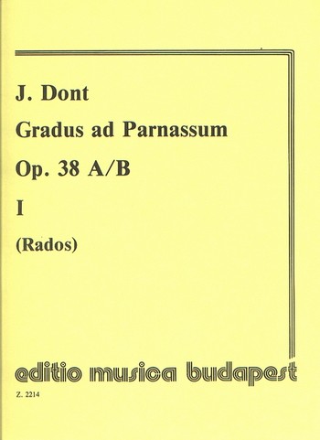Gradus ad parnassum op.38  Band 1 30 fortschreitende  Etüden für Violine