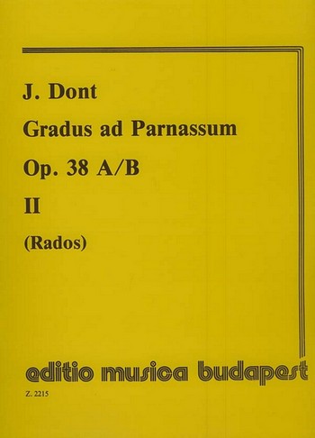 Gradus ad parnassum op.38 Band 2  30 fortschreitende Etüden für Violine  