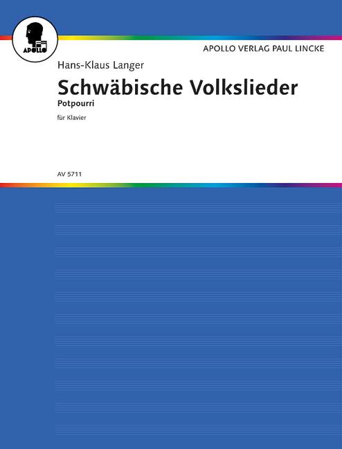 Schwäbische Volkslieder  für Klavier  