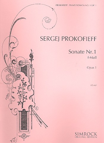 Sonate f-Moll Nr.1 op.1  für Klavier  