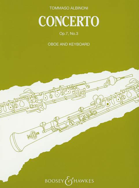 Concerto b flat major op.7,3&nbsp;&nbsp;for oboe and orchestra&nbsp;&nbsp;for oboe and piano