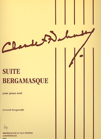 Suite bergamasque&nbsp;&nbsp;pour piano seul&nbsp;&nbsp;