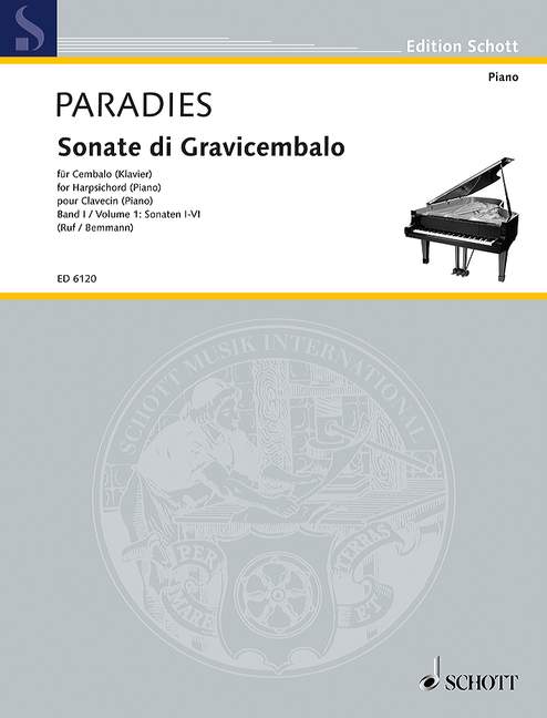 Sonate di Gravicembalo Band 1&nbsp;&nbsp;für Cembalo (Klavier)&nbsp;&nbsp;